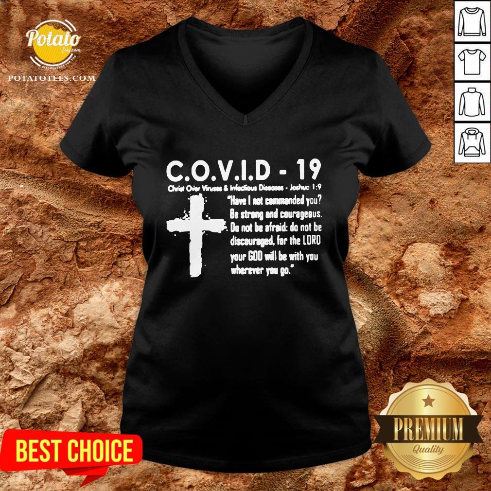 Nice Covid 19 Christ Over Viruses And Infectious Diseases Shirt