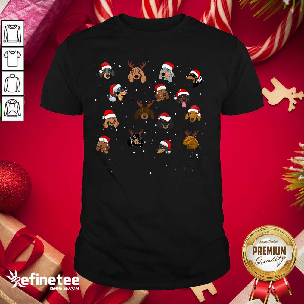 Nice Dogs Santa Merry Christmas Shirt