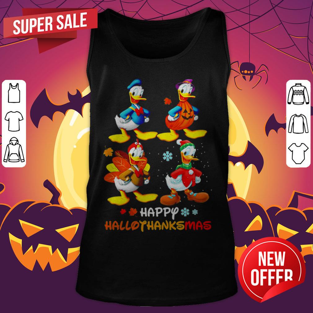 Nice Donald Duck Happy Hallothanksmas Shirt