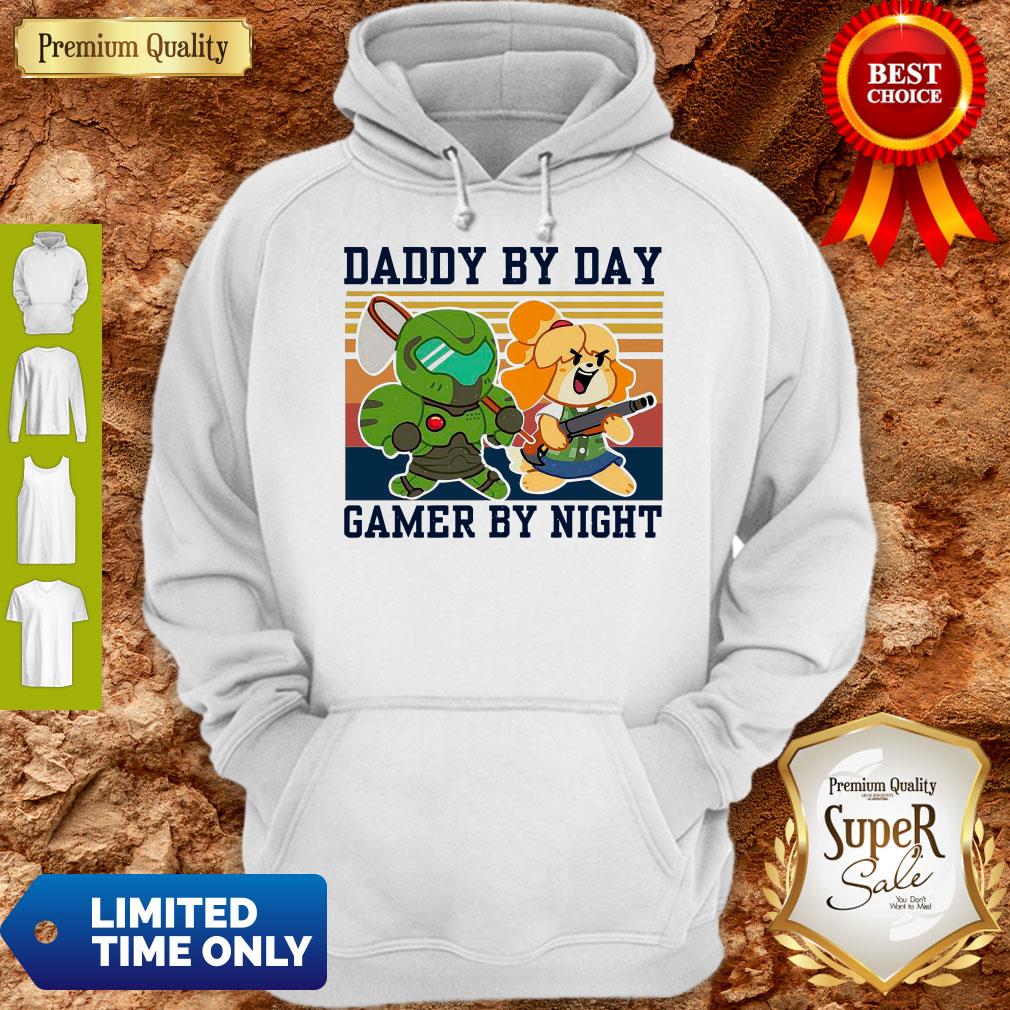 Nice Doomguy and Isabelle Daddy By Day Gamer by Night Vintage Shirt