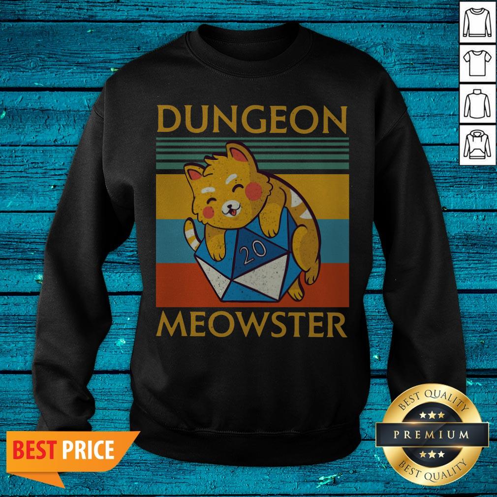 Nice Dungeon MeNice Dungeon Meowster Vintage Retro Shirt