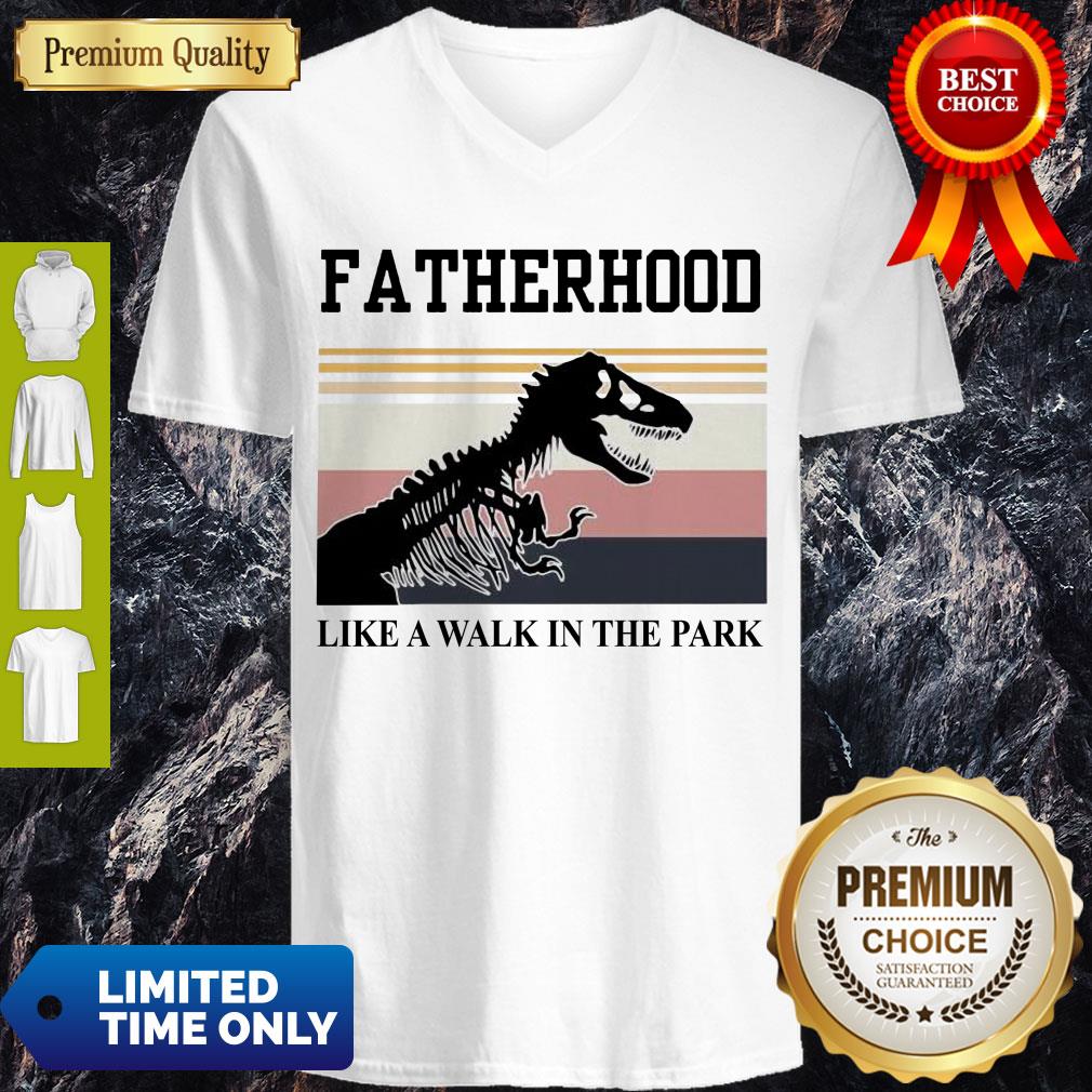 Nice Fatherhood Like A Walk In The Park – Jurassic Park Shirt