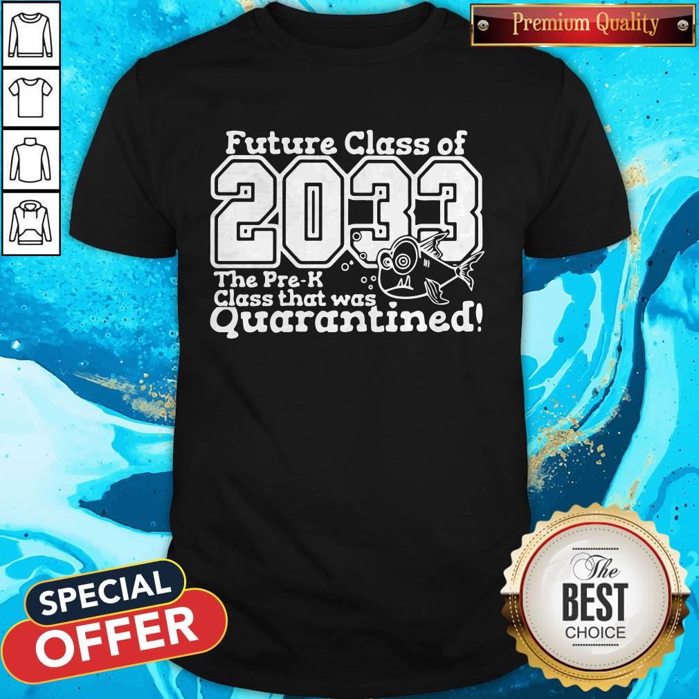 Nice Future Class Of 2033 The Pre-k Class That Was Quarantined Shirt