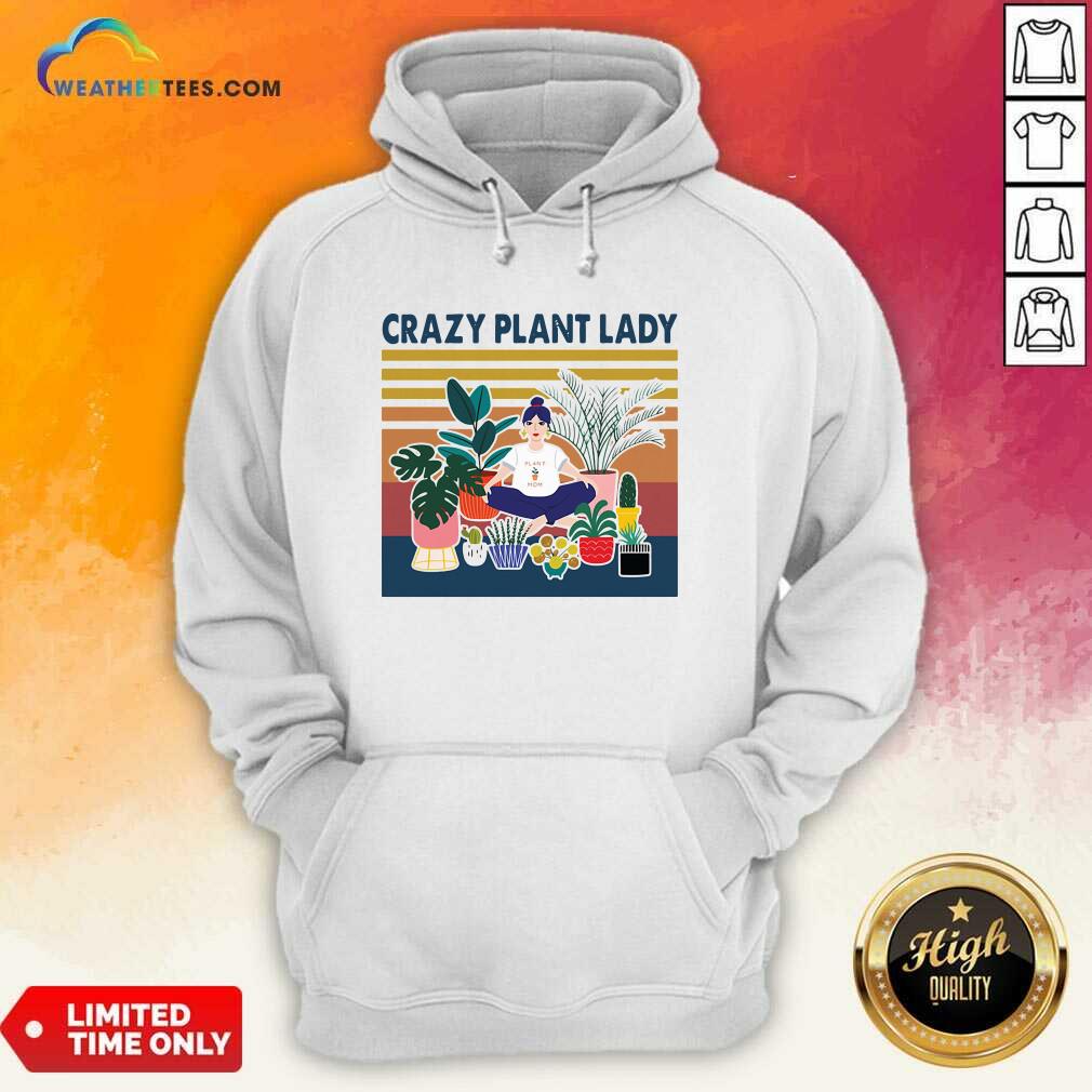 Nice Garden Crazy Plant Lady Vintage Retro Shirt