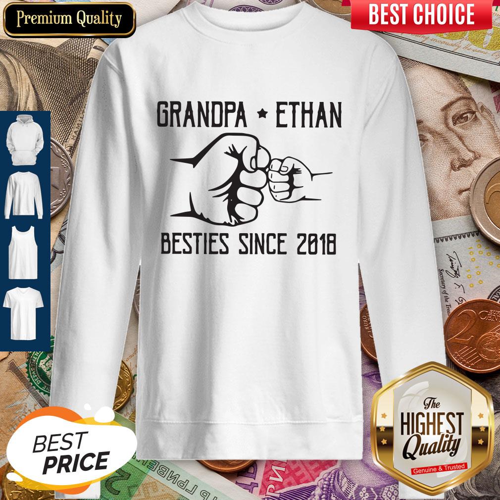 Nice Grandpa Ethan Besties Since 2018 Vintage Shirt