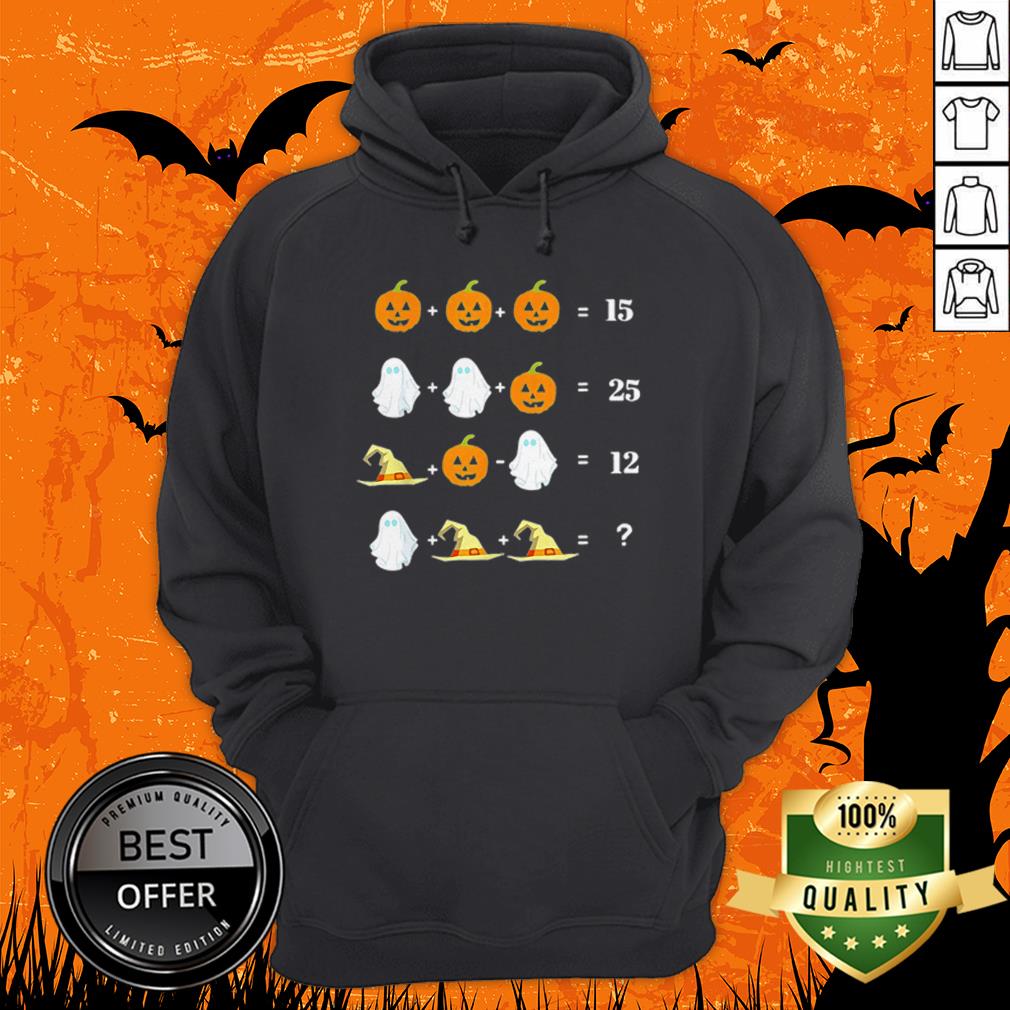 Nice Halloween Math Equations For Math Teachers Shirt
