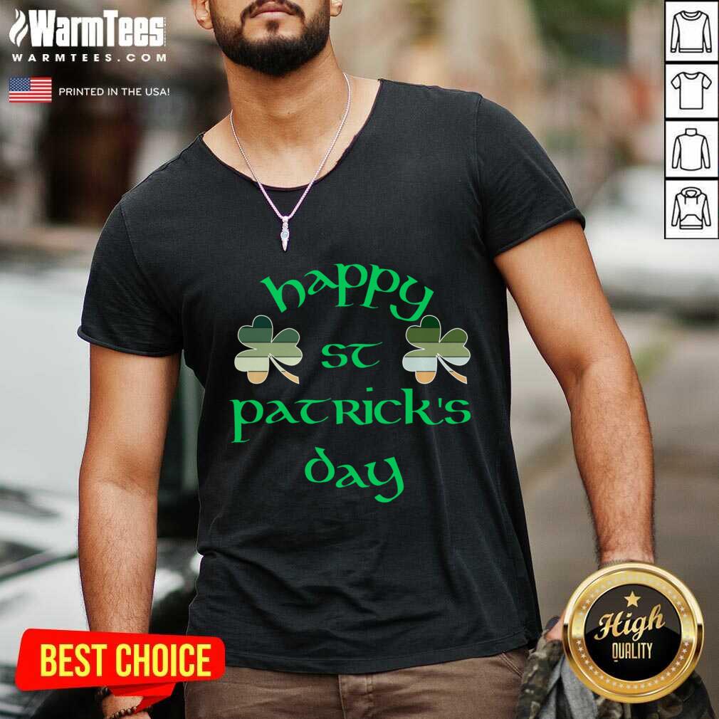 Nice Happy St Patrick'S Day Essential Shirt