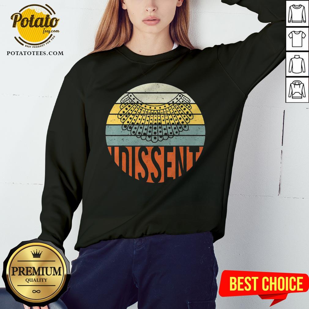 Nice I Dissent Quote Vintage RBG Shirt