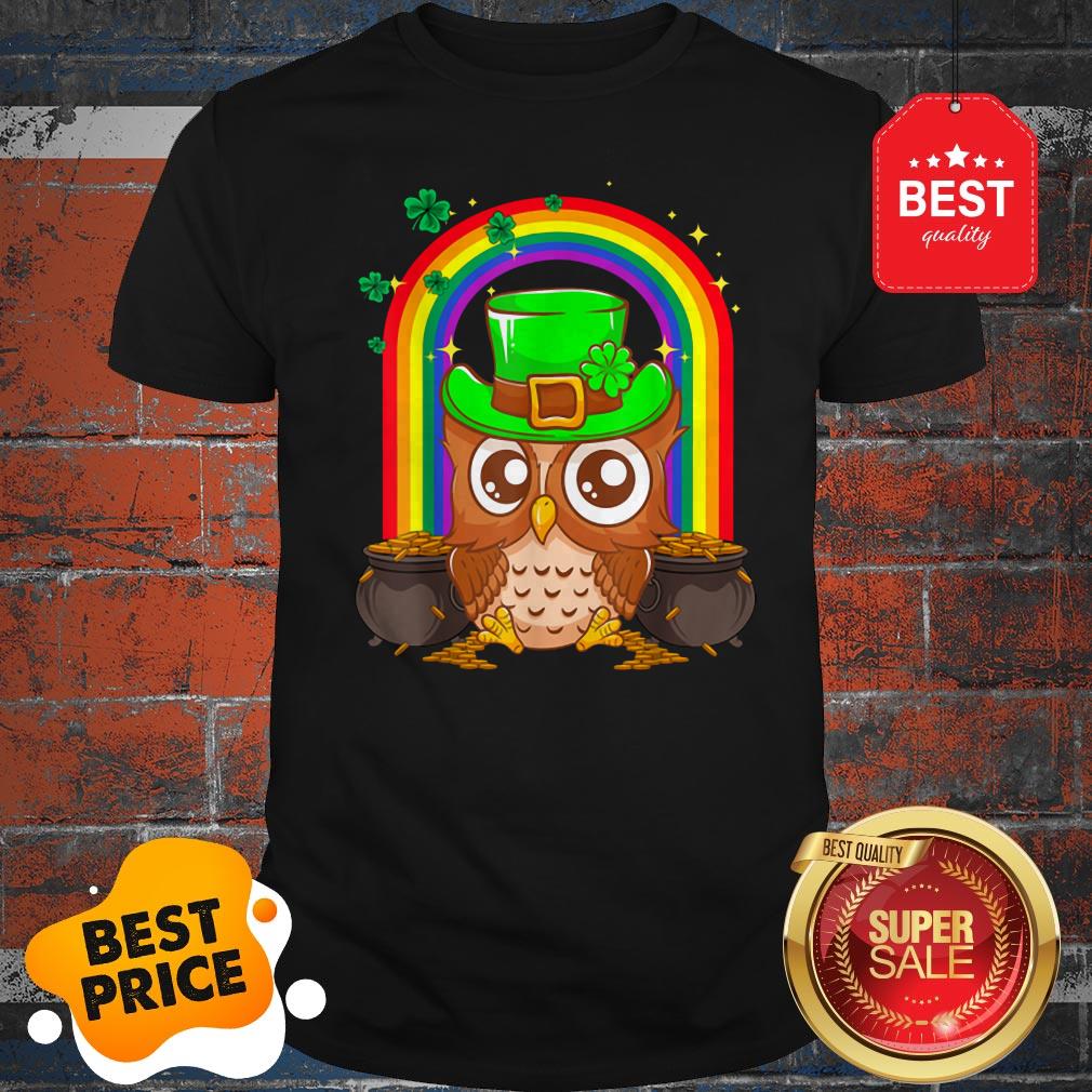 Nice Irish Leprechaun Owl Funny St. Patrick’s Day Shirt