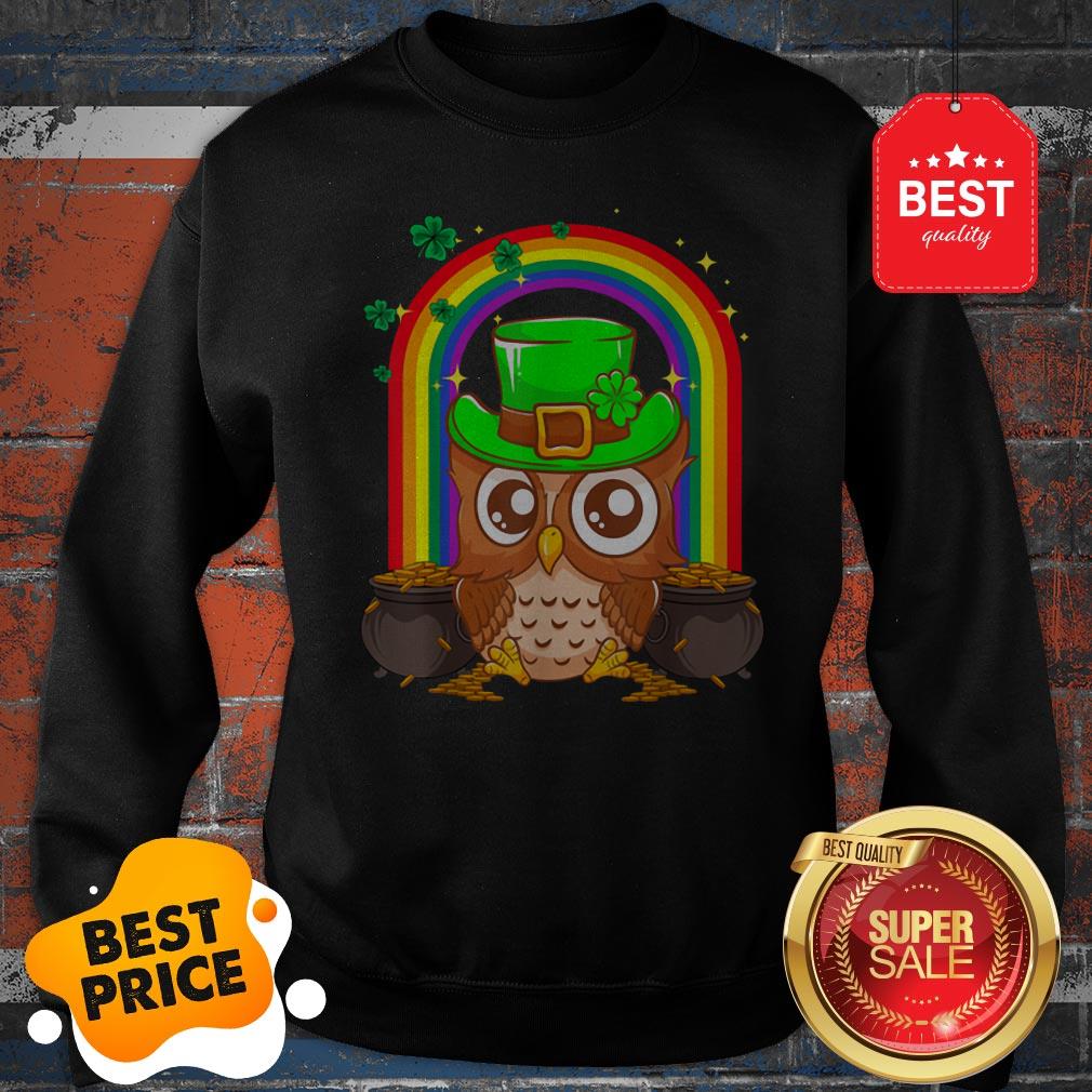Nice Irish Leprechaun Owl Funny St. Patrick’s Day Shirt