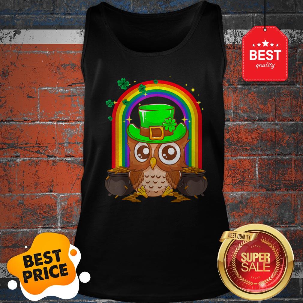 Nice Irish Leprechaun Owl Funny St. Patrick’s Day Shirt