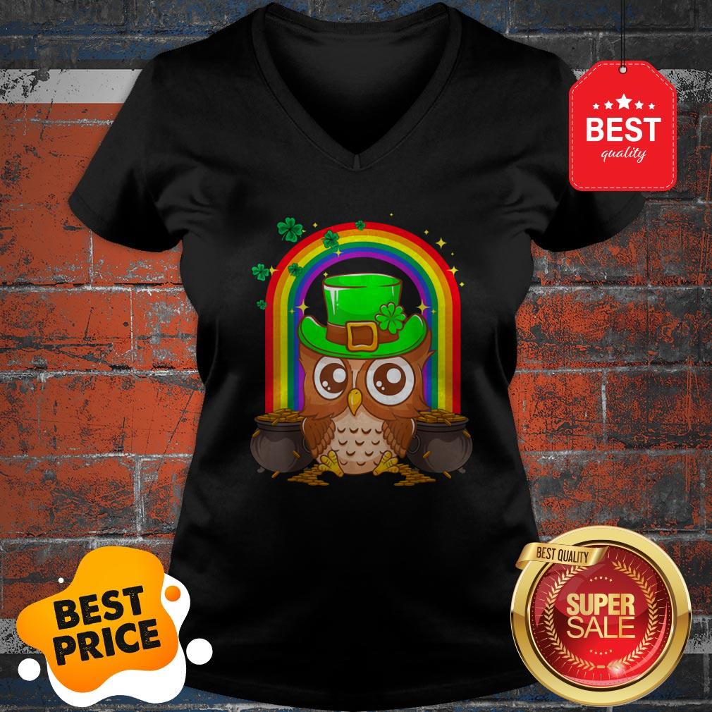 Nice Irish Leprechaun Owl Funny St. Patrick’s Day Shirt
