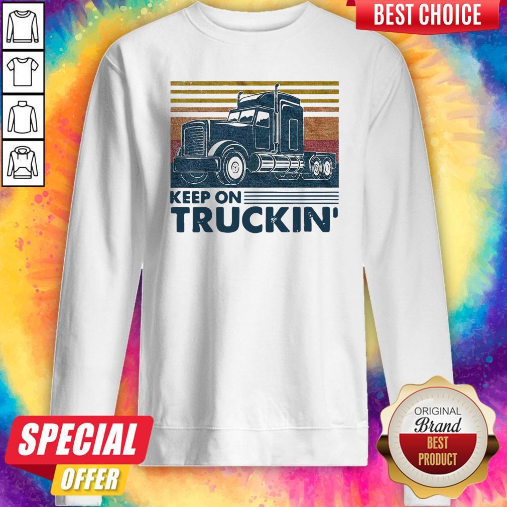 Nice Keep On Truckin Trucker Vintage Shirt