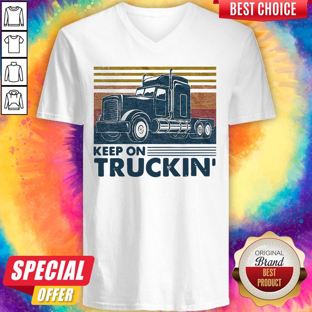 Nice Keep On Truckin Trucker Vintage Shirt