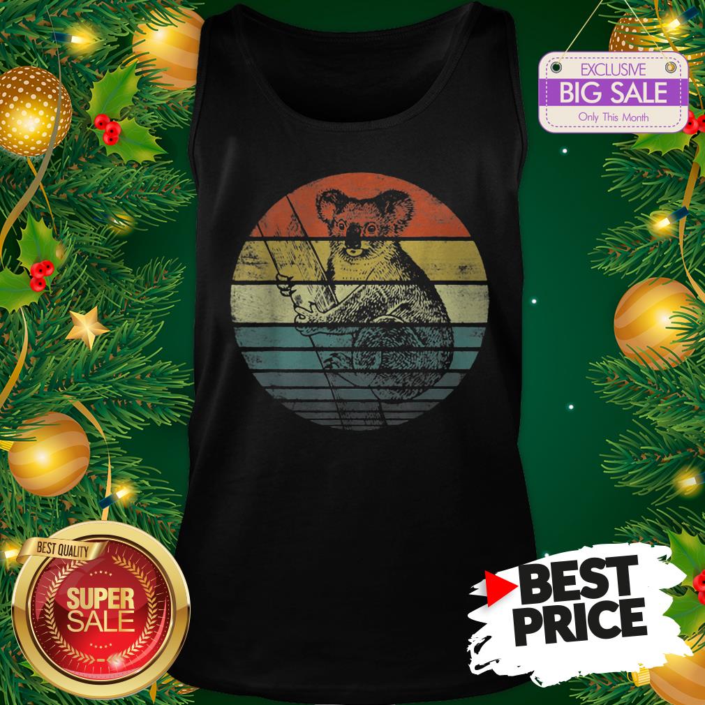 Nice Koala Bear Animal Vintage Sunset Shirt