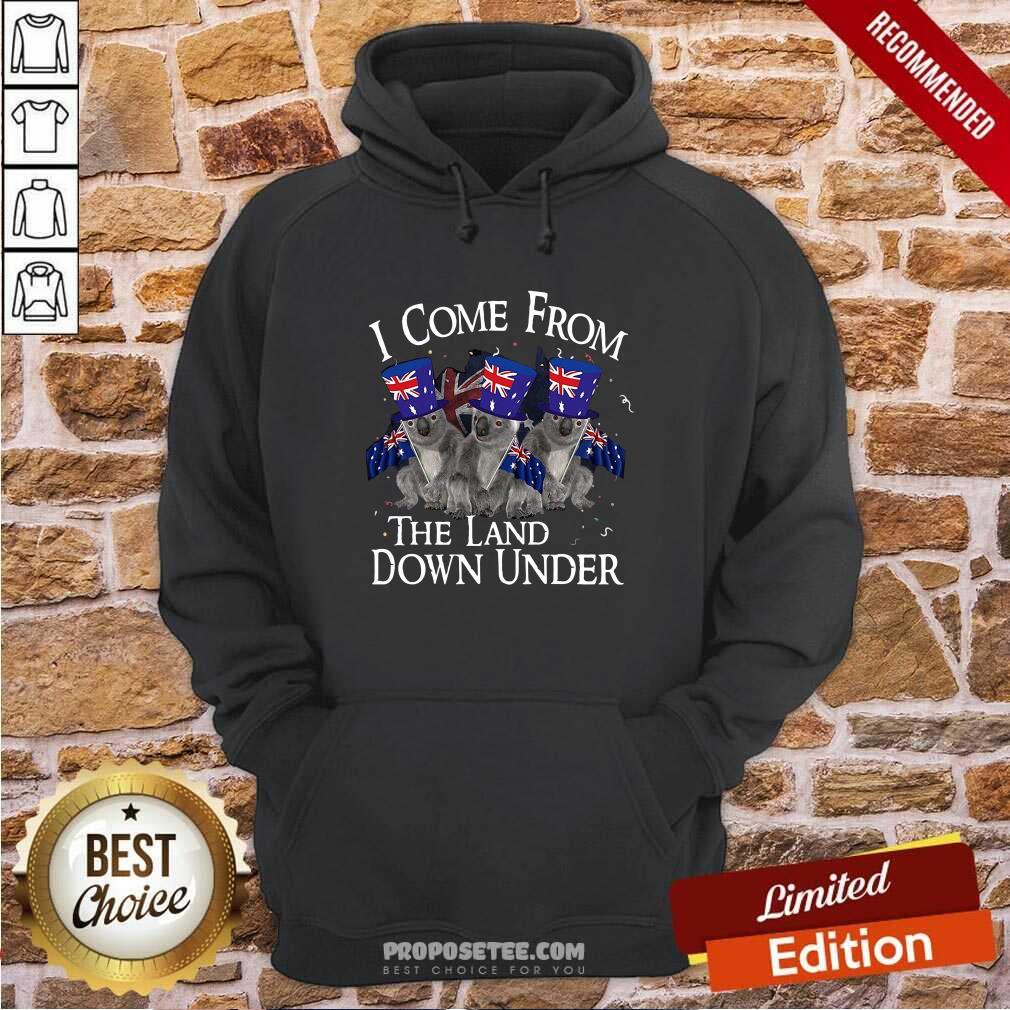 Nice Koala I Come From The Land Down Under Shirt