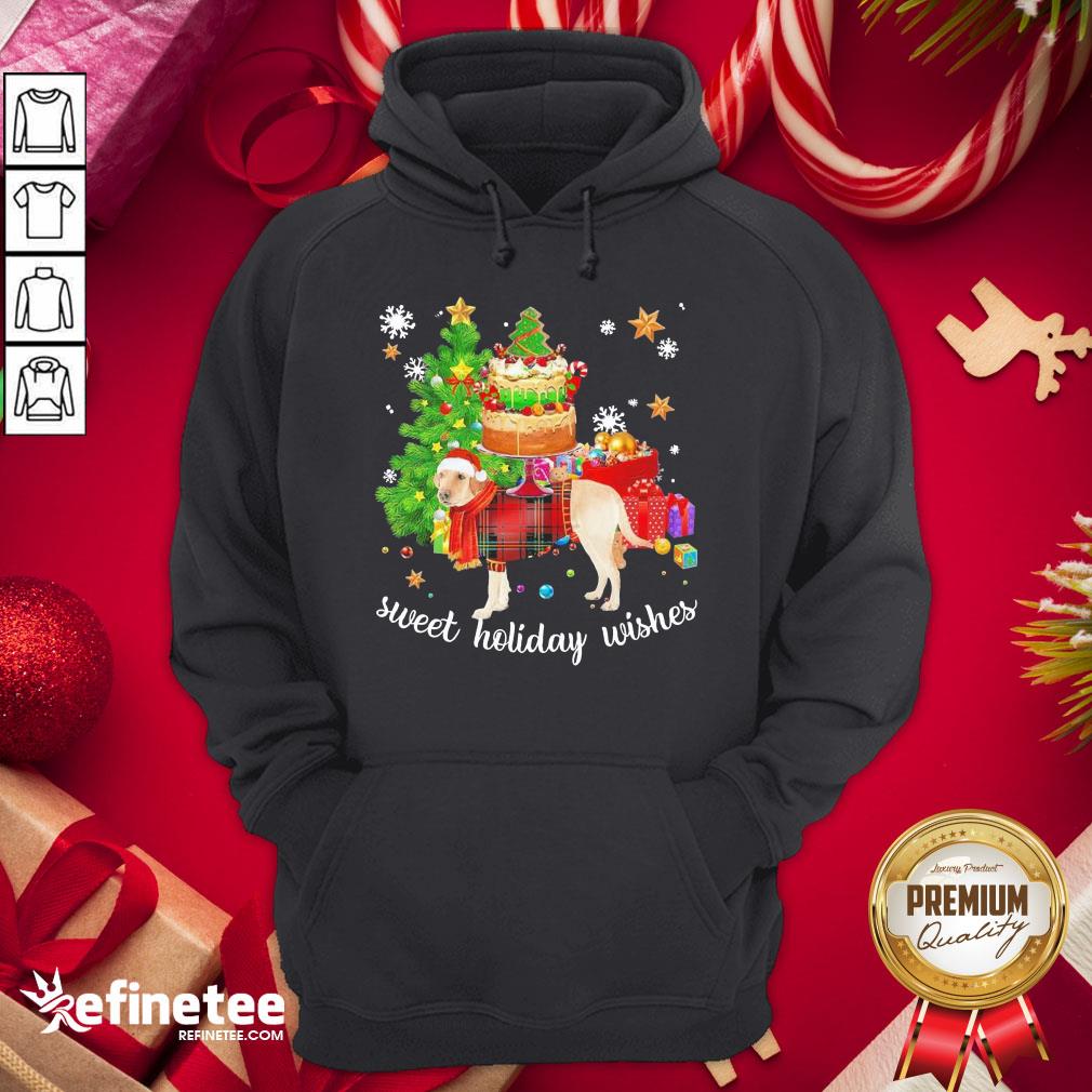 Nice Labrador Retriever Santa Sweet Holiday Wishes Christmas Shirt