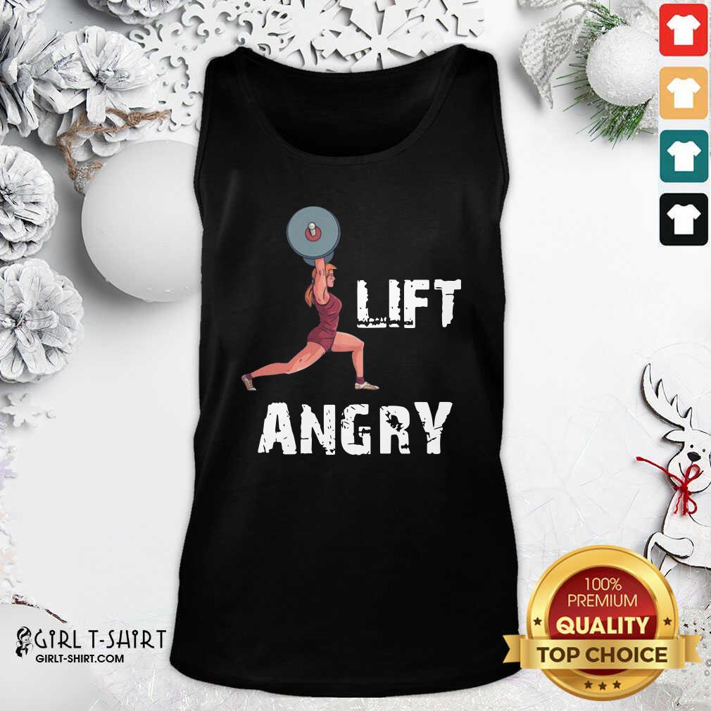 Nice Lift Angry Women Weightlifting Gear Shirt
