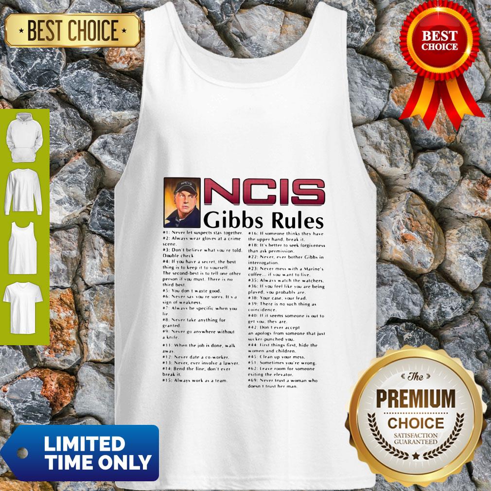 Nice NCIS Gibbs Rules All Song T-Shirt