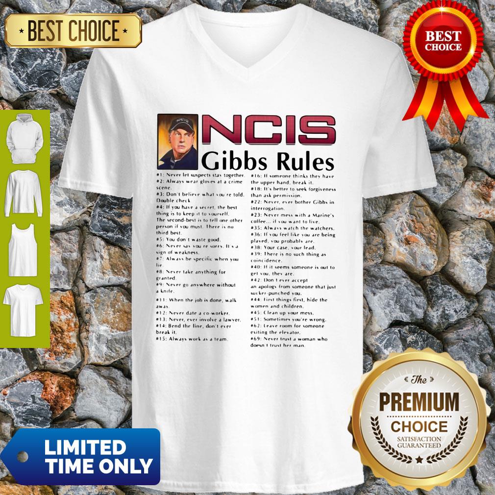 Nice NCIS Gibbs Rules All Song T-Shirt