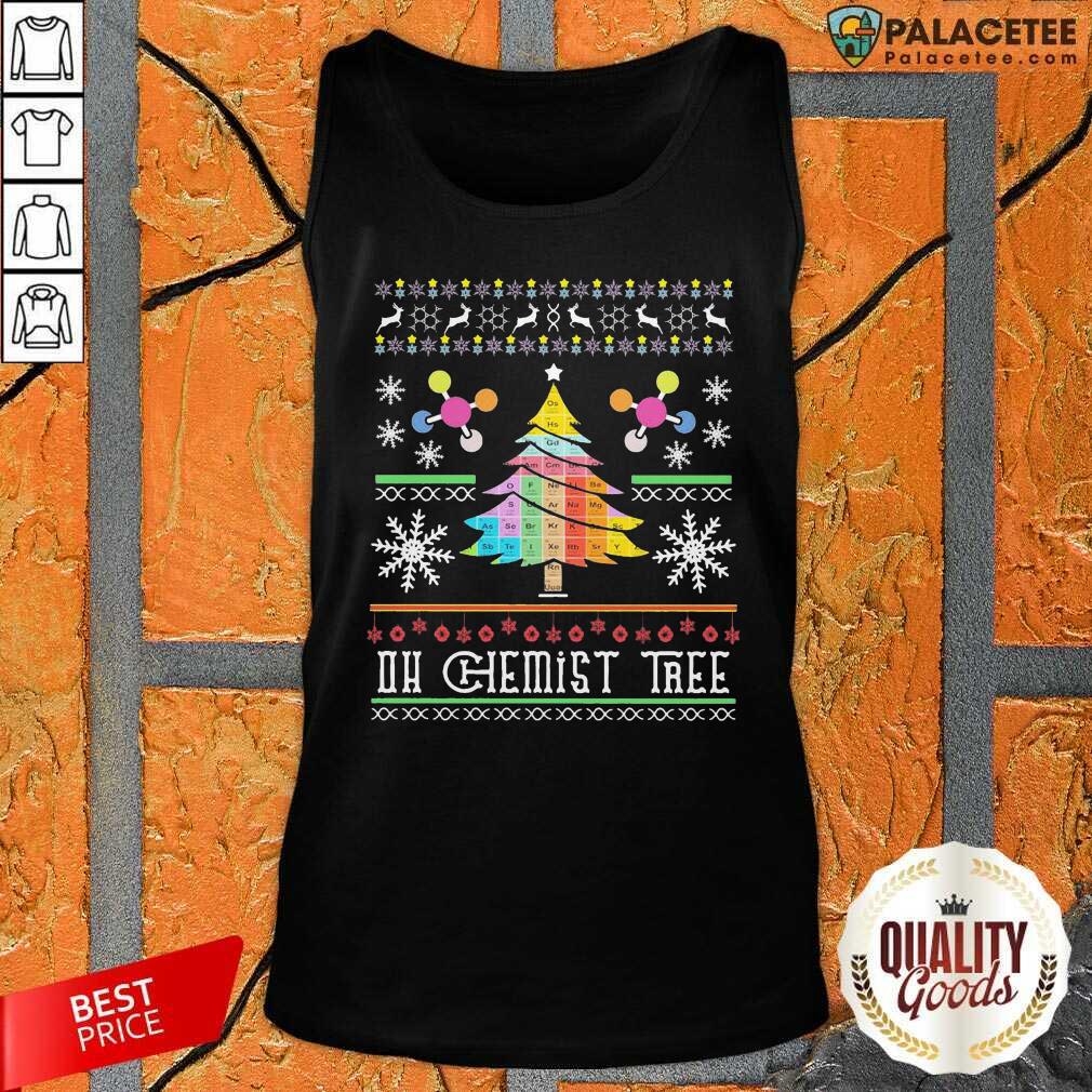 Nice Oh Chemist Tree Christmas Shirt