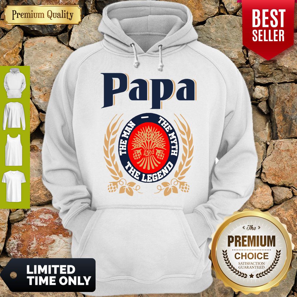 Nice Papa The Man The Myth The Legend Miller Lite Shirt