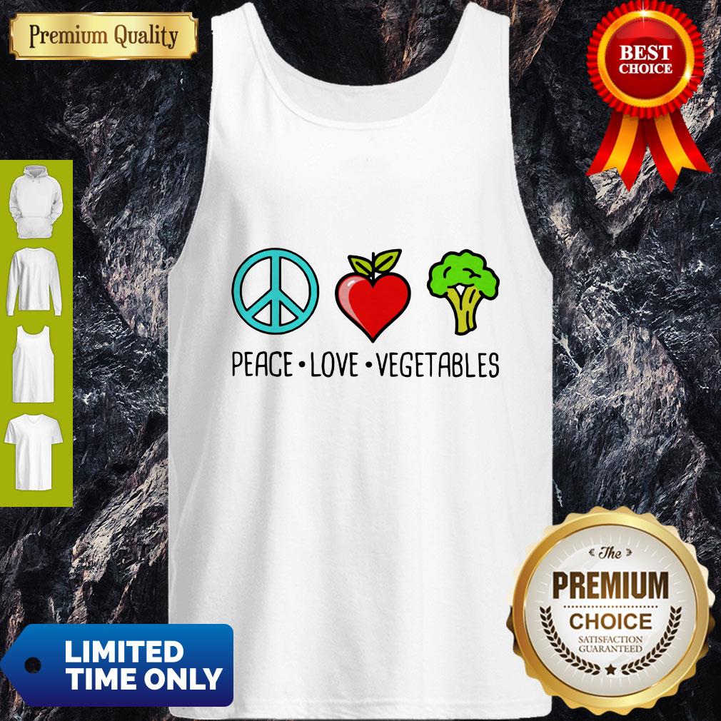 Nice Peace Love Vegetables Shirt