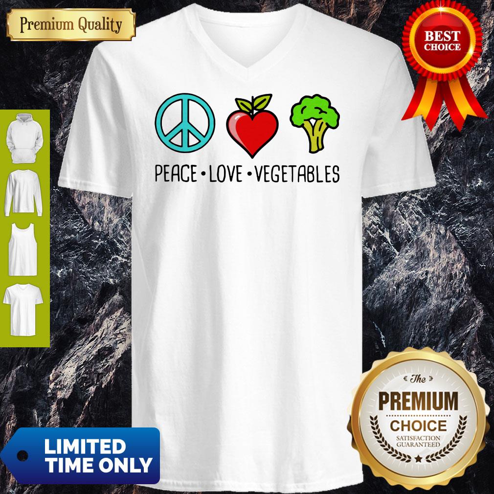 Nice Peace Love Vegetables Shirt