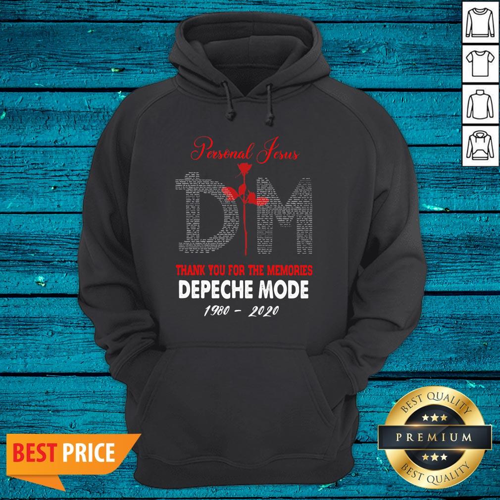 Nice Personal Jesus Thank You For The Memories Depeche Mode 1980 2020 Shirt