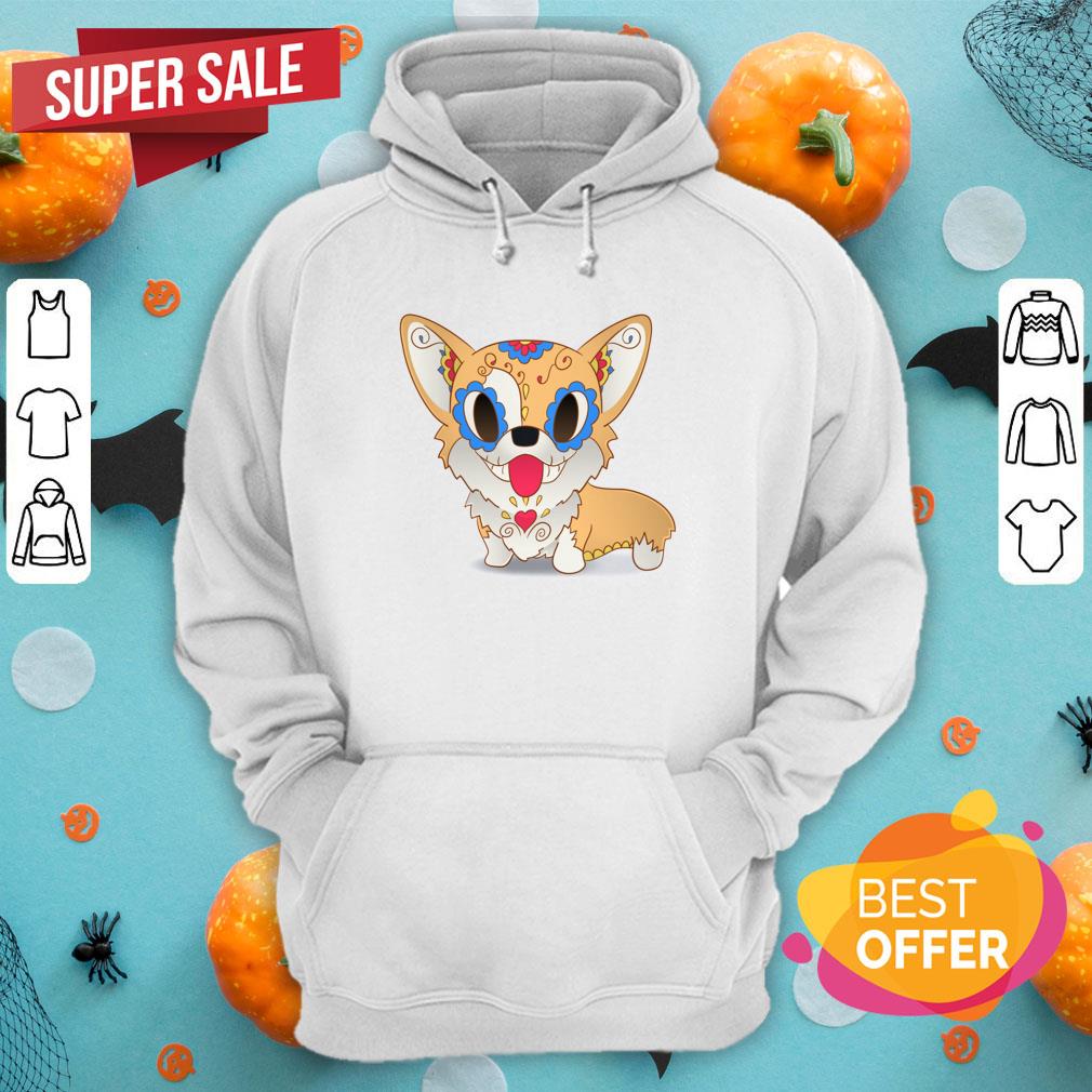 Nice Pickles The Corgi Day Of The Dead Shirt