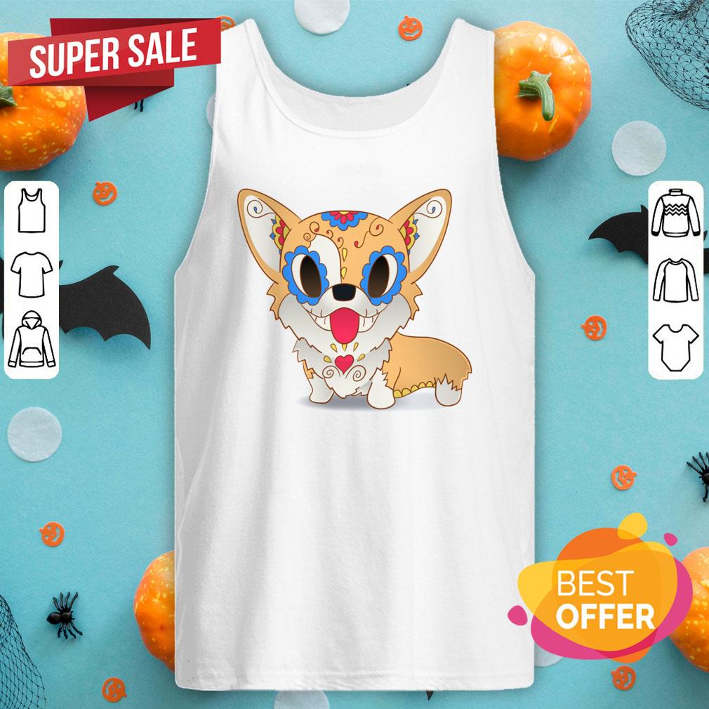 Nice Pickles The Corgi Day Of The Dead Shirt