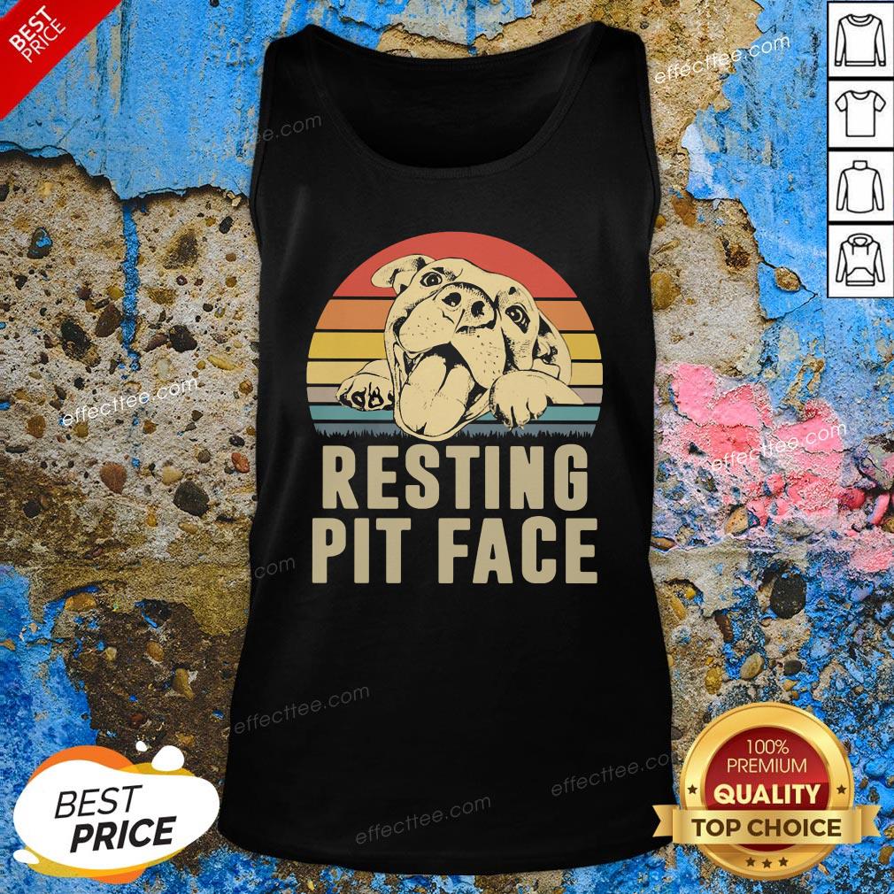 Nice Pitbull Resting Pit Face Vintage Shirt