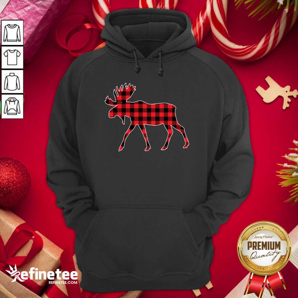 Nice Plaid Reindeer Merry Christmas Shirt