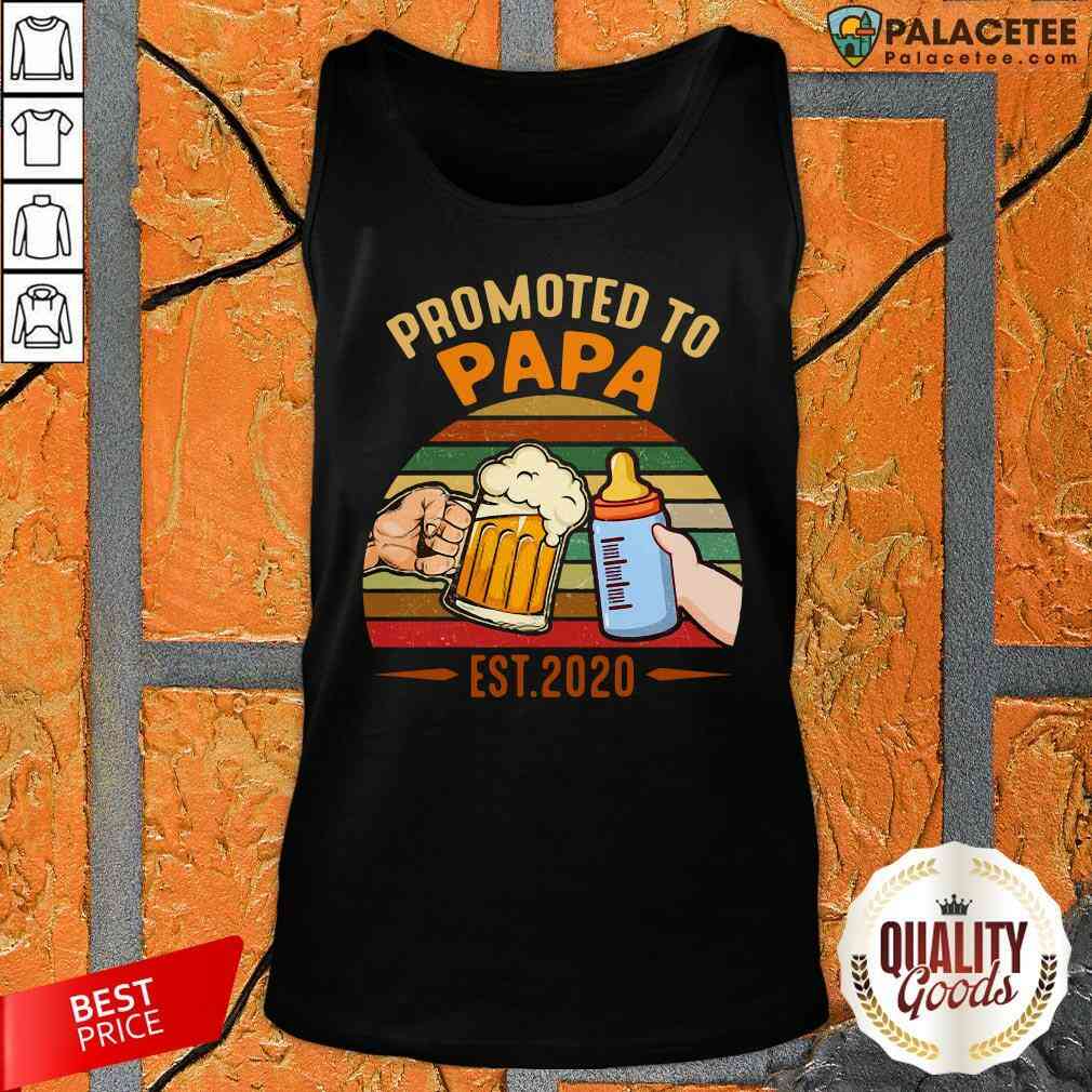 Nice Promoted To Papa Shirt