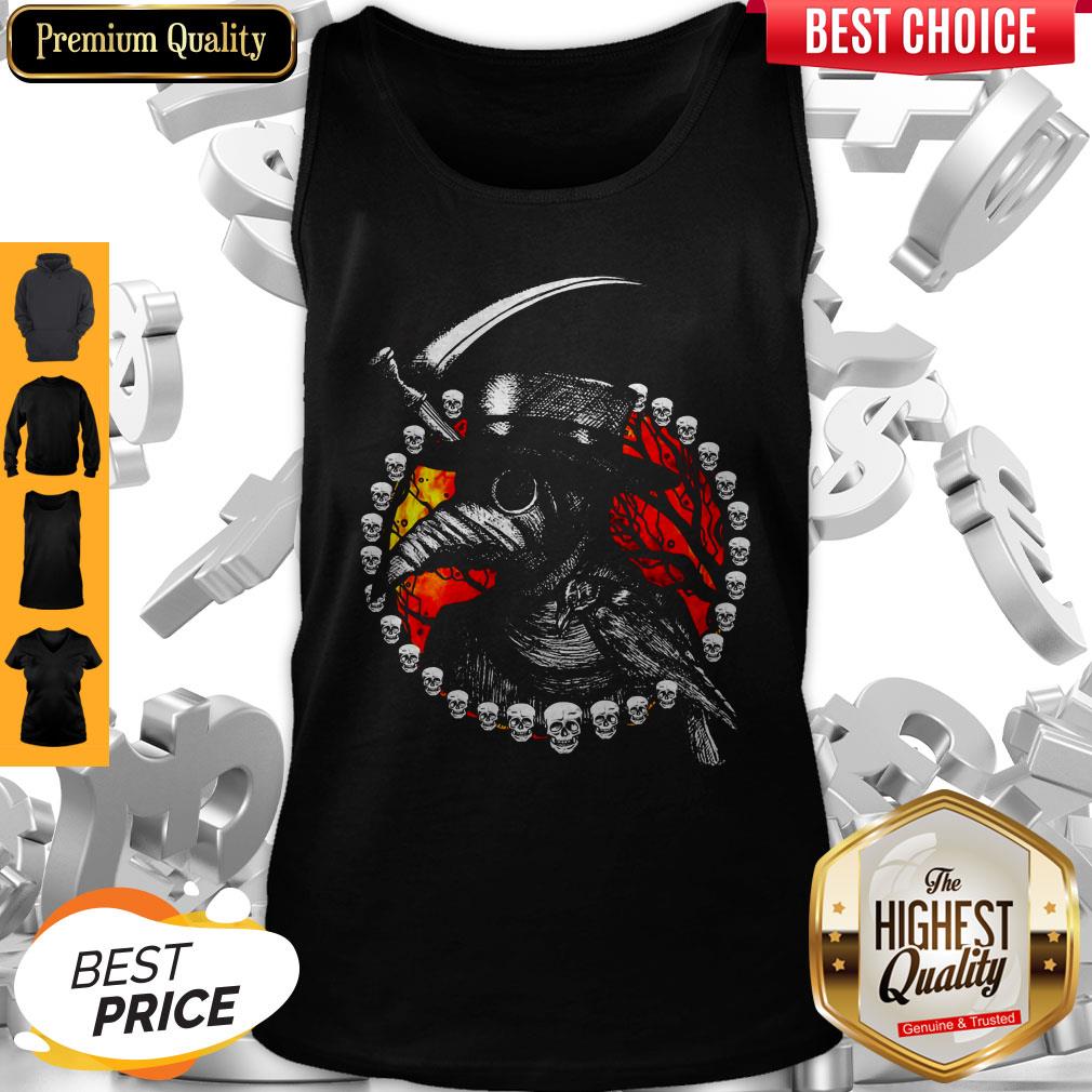 Nice Raven Skull Death Vintage Shirt