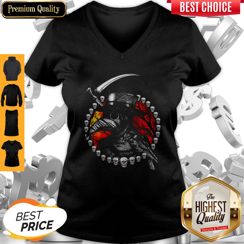 Nice Raven Skull Death Vintage Shirt