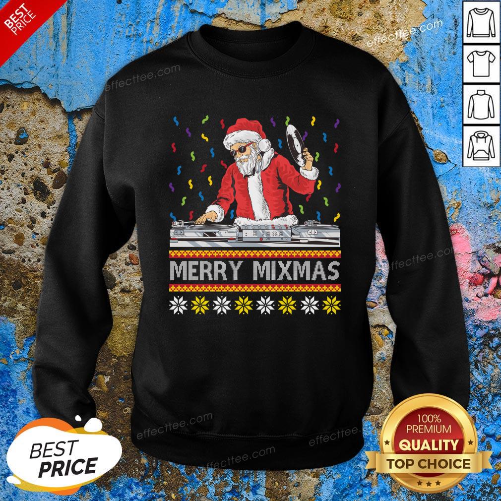 Nice Santa Claus Music Merry Mimas Ugly Christmas Shirt