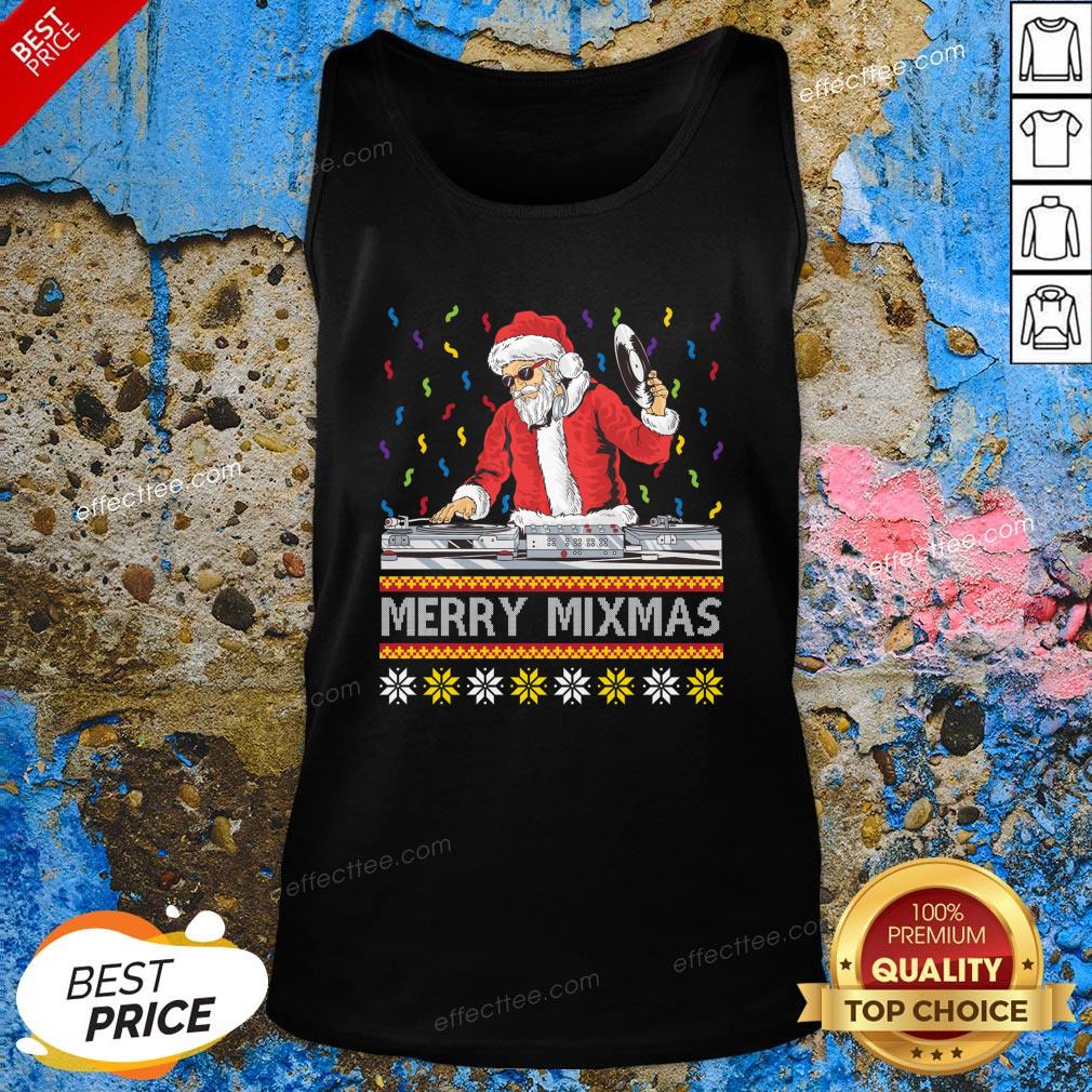 Nice Santa Claus Music Merry Mimas Ugly Christmas Shirt
