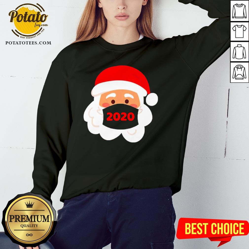 Nice Santa Claus Wearing Face Mask 2020 Christmas Shirt