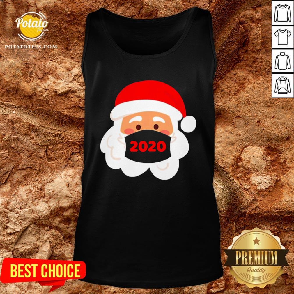 Nice Santa Claus Wearing Face Mask 2020 Christmas Shirt