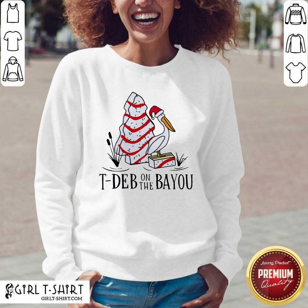 Nice Santa Pelecanus T Deb On The Bayou Christmas Shirt