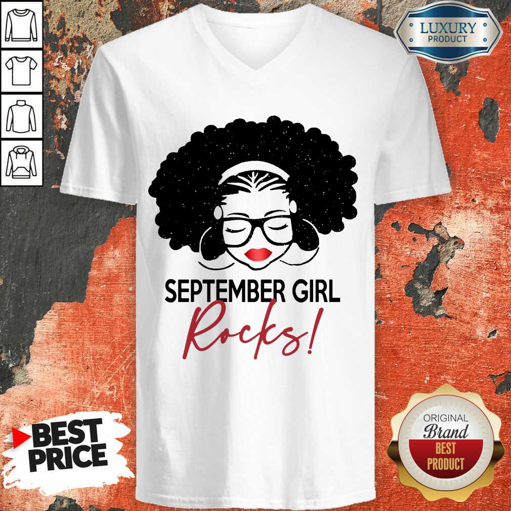 Nice September Girl Rocks Shirt