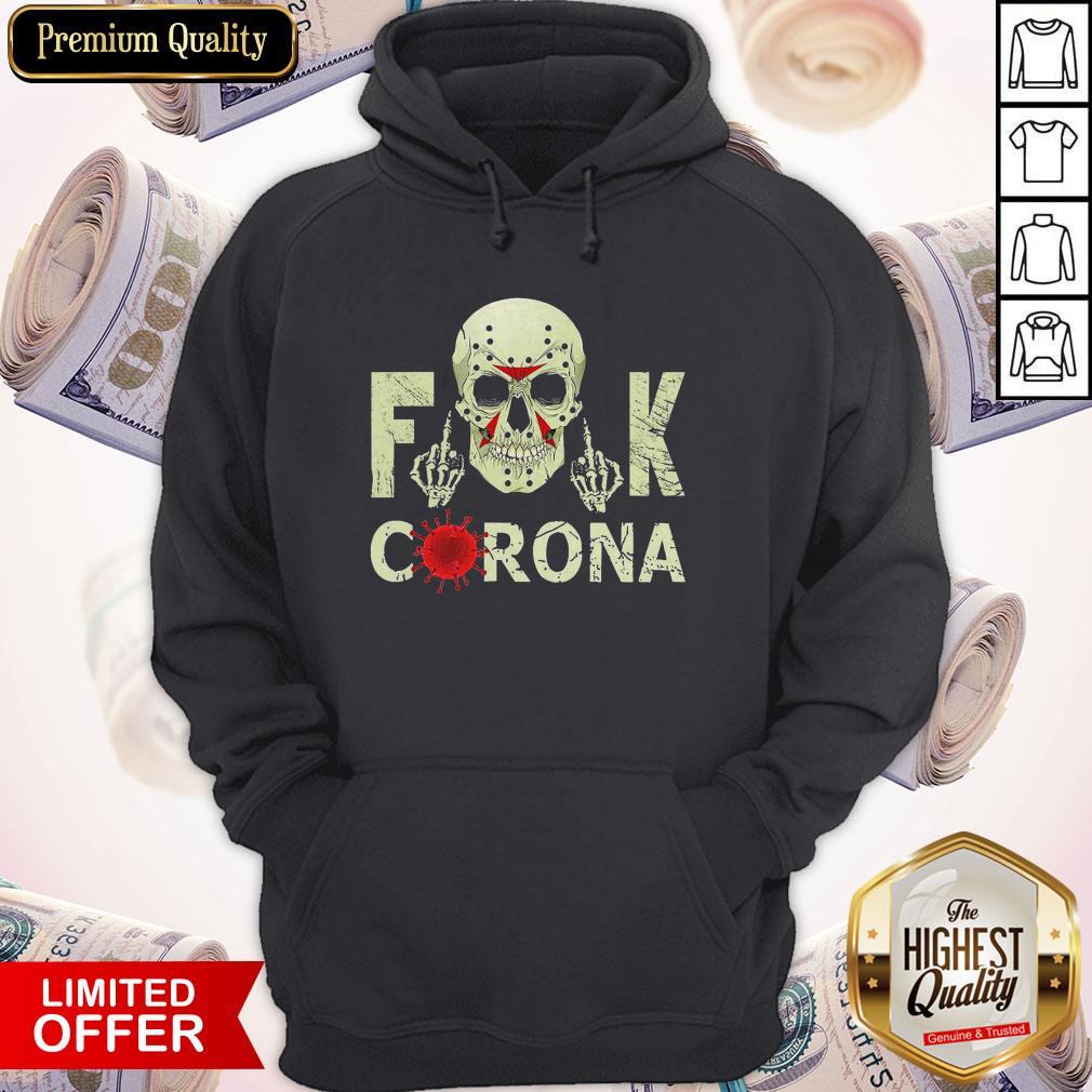 Nice Skull Jason Voorhees Fuck Corona Shirt