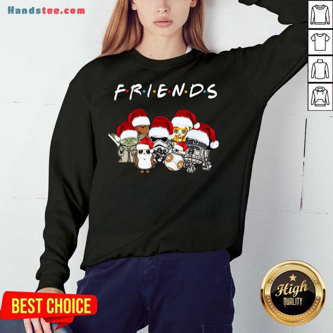 Nice Star Wars Darth Vader Baby Yoda And Friends Christmas Long Sleeve Shirt