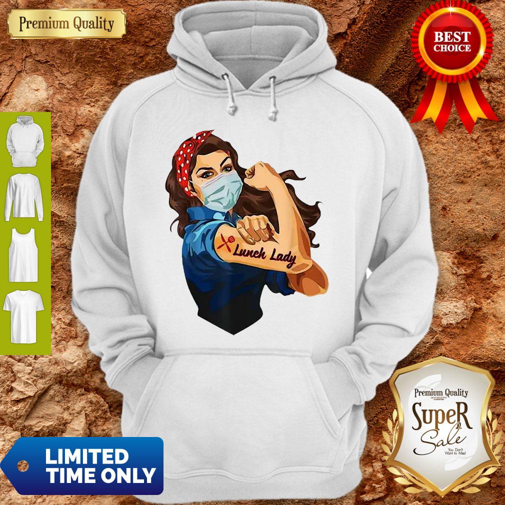 Nice Strong Girl Tattoo Lunch Lady Shirt