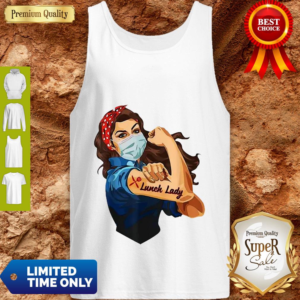 Nice Strong Girl Tattoo Lunch Lady Shirt