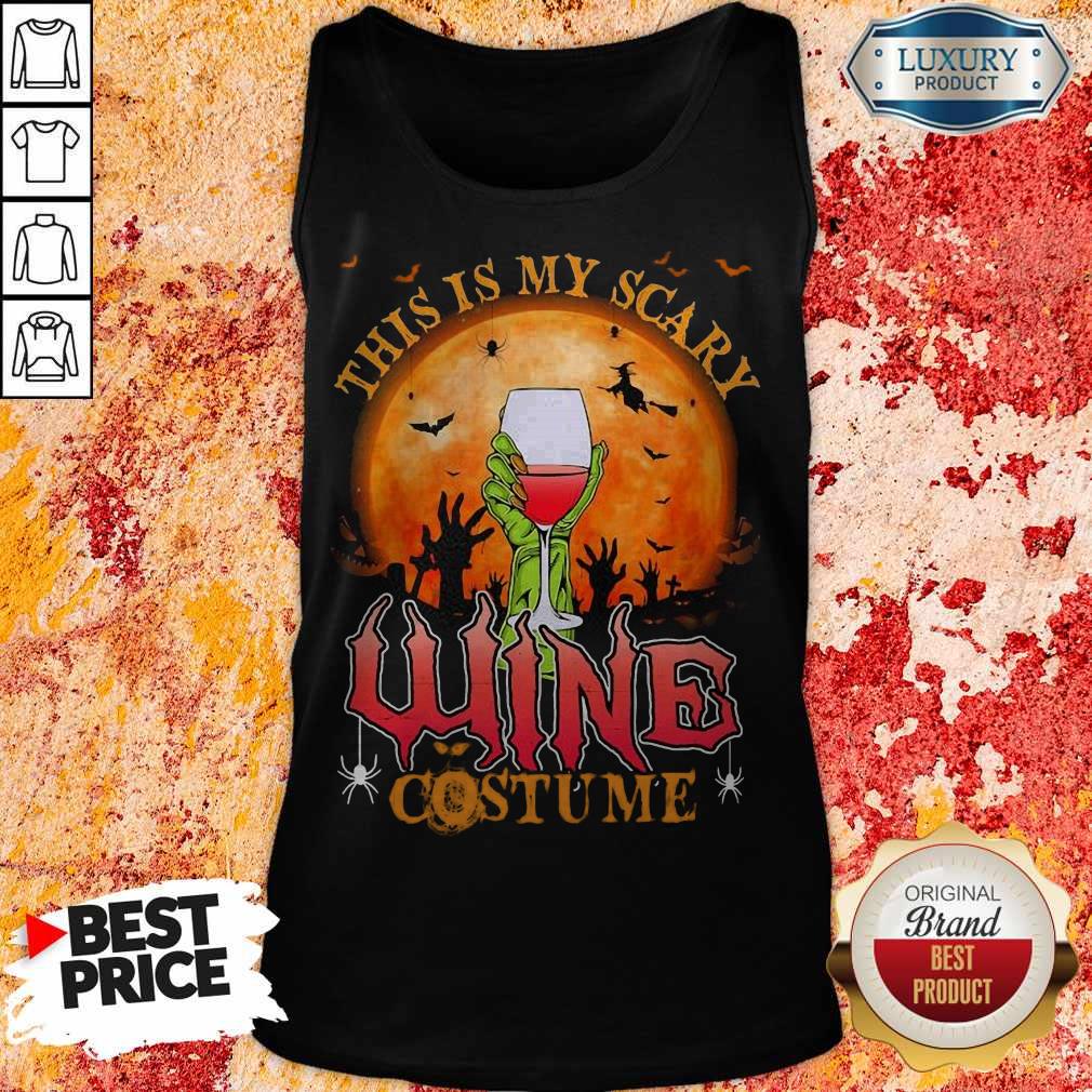 Nice This Is My Scary Wine Costume Halloween Shirt
