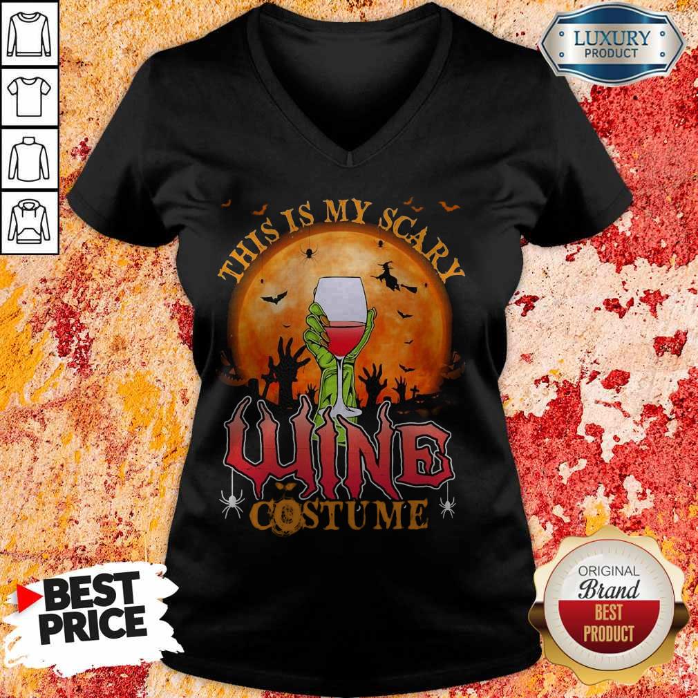Nice This Is My Scary Wine Costume Halloween Shirt