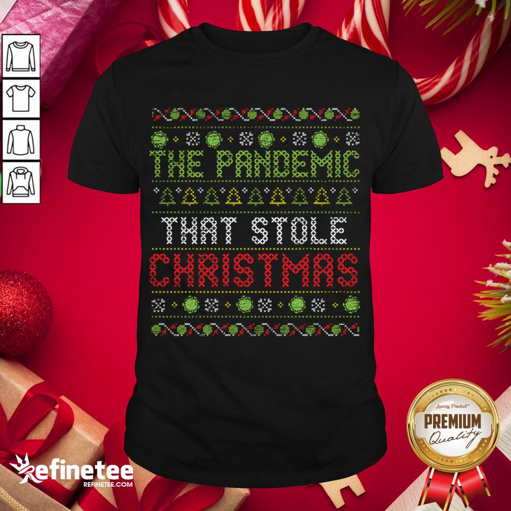 Nice Ugly Christmas Sweater 2020 Pandemic Quarantine Shirt