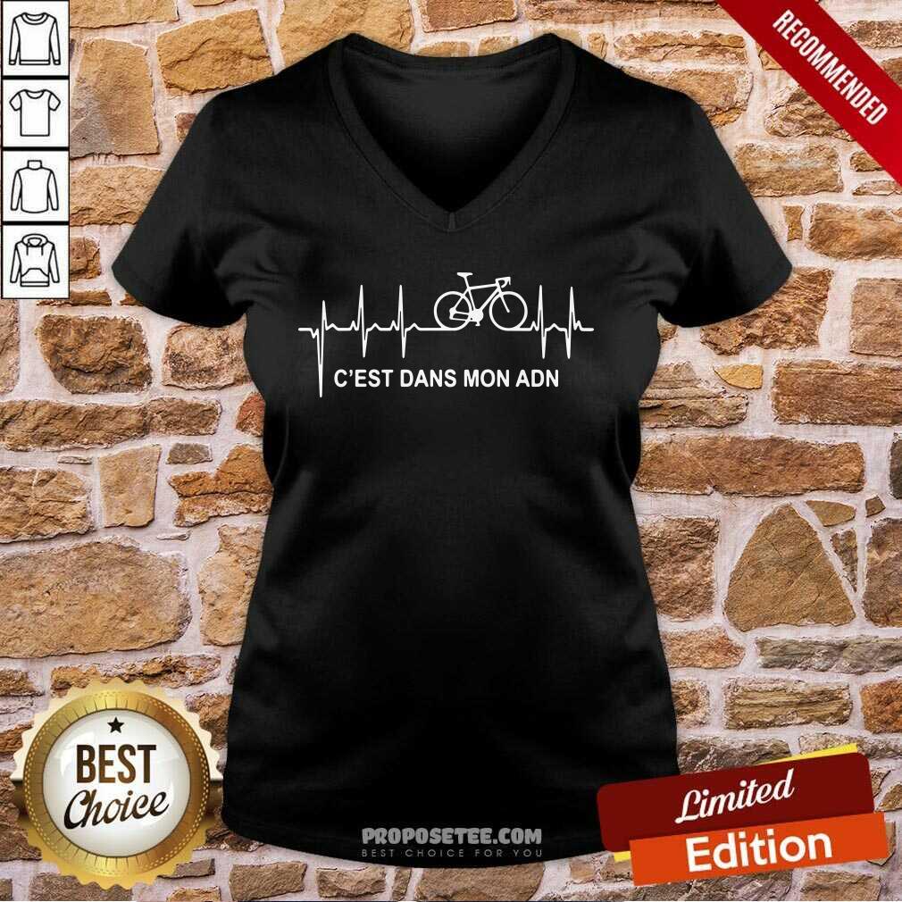 Nice Vélo C’est Dans Mon ADN Purple Shirt